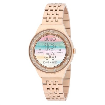 Smartwatch LIU JO LUXURY VOICE DANCING SWLJ207 Edelstahl Gold Rose Touchscreen