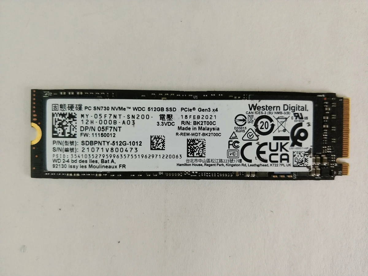 Western Digital M.2 Interface 512 GB Solid State Drives for sale