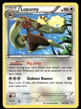 Lopunny 85/106 XY - Flashfire Pokemon Card