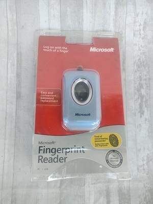 Microsoft Fingerprint Reader PC USB 1033 Windows Password Replacement NEW SEALED