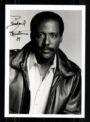 Richard Roundtree Amerikanischer Schauspieler Groß FOTO Original Sign + G 51013