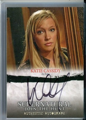 CRYPTOZOIC SUPERNATURAL KATIE CASSIDY RUBY SEASON 3 AUTO AUTOGRAPH A05 SIGNED