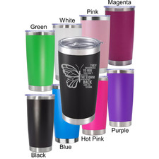 Stylish 20oz Travel Tumbler “I Am the Storm” Quote, Durable & Inspirational Gift