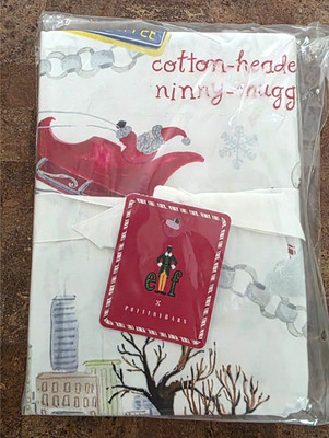 TWO ELF Movie PILLOW CASES Pottery Barn Percale STANDARD DISCONTINUED P515D