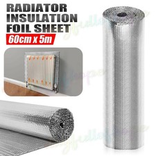 5m Foil Insulation Radiator Reflector Heat Barrier Energy Saving Insulation Roll