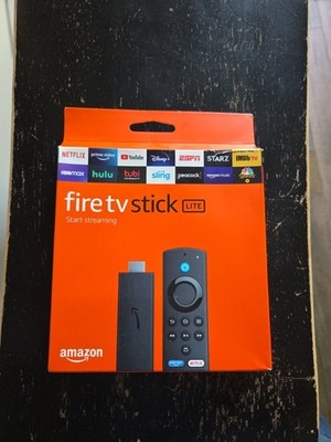 Amazon Fire TV Stick Lite HD Media Streamer with Alexa Voice Remote Lite - Black