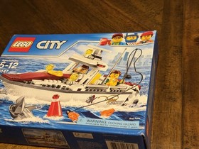 LEGO City Shark Fishing Boat 60147 Retired Set New Sealed Box -