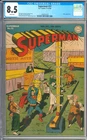 Superman #31 High Grade Golden Age WHITE Pages Vintage DC Comic 1944 CGC 8.5