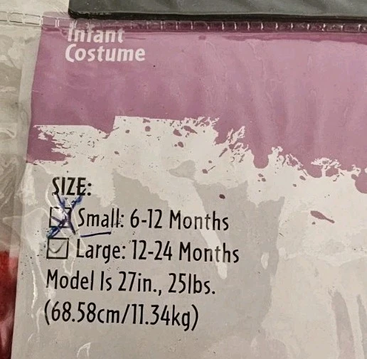 Fantasia infantil Fun World Lil' Devil 6-12 meses B2604 - Imagem 2 de 3