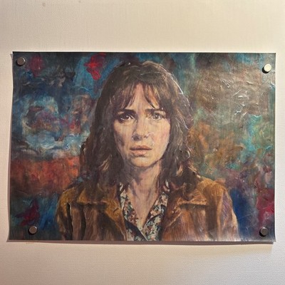 Stranger Things   Joice Byers   handgemaltes Acrylbild   Fan Art Unikat