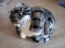 Quail Pottery Cat Figurine - George - 12 Cms- Vgc