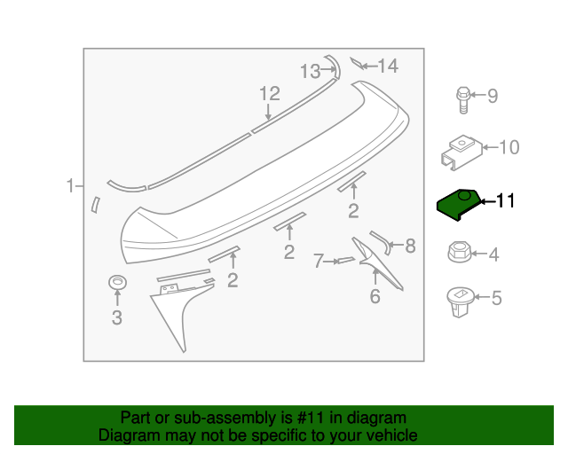 OEM 13-16 Mazda Cx-5 Sport Left Right Side Support Clip With Tape