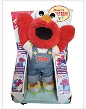 Fisher-Price Sesame Street Let s Pretend Elmo Interactive Toy in Distressed Box