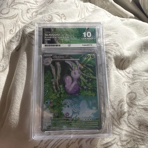 Ace Grading 10 Sliggoo #095/086 2026 Chaos Rising Illustration Rare Holo English