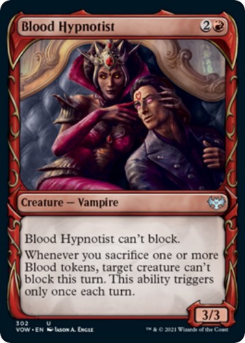 Blood Hypnotist (Showcase) #302/596 Foil Innistrad: Crimson Vow