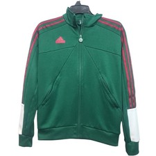 adidas Tiro Nations Pack Full-Zip Track Jacket Dark Green Large Kids 13-14