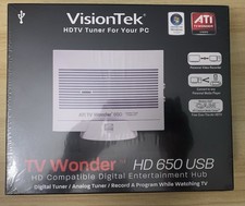 NEW VisionTek ATI TV Wonder HDTV Tuner For Your PC HD 650 USB Digital Analog