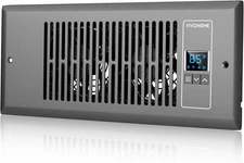 VIVOHOME Quiet Register Booster Fan with Opening 4" × 12" with Intelligent Therm