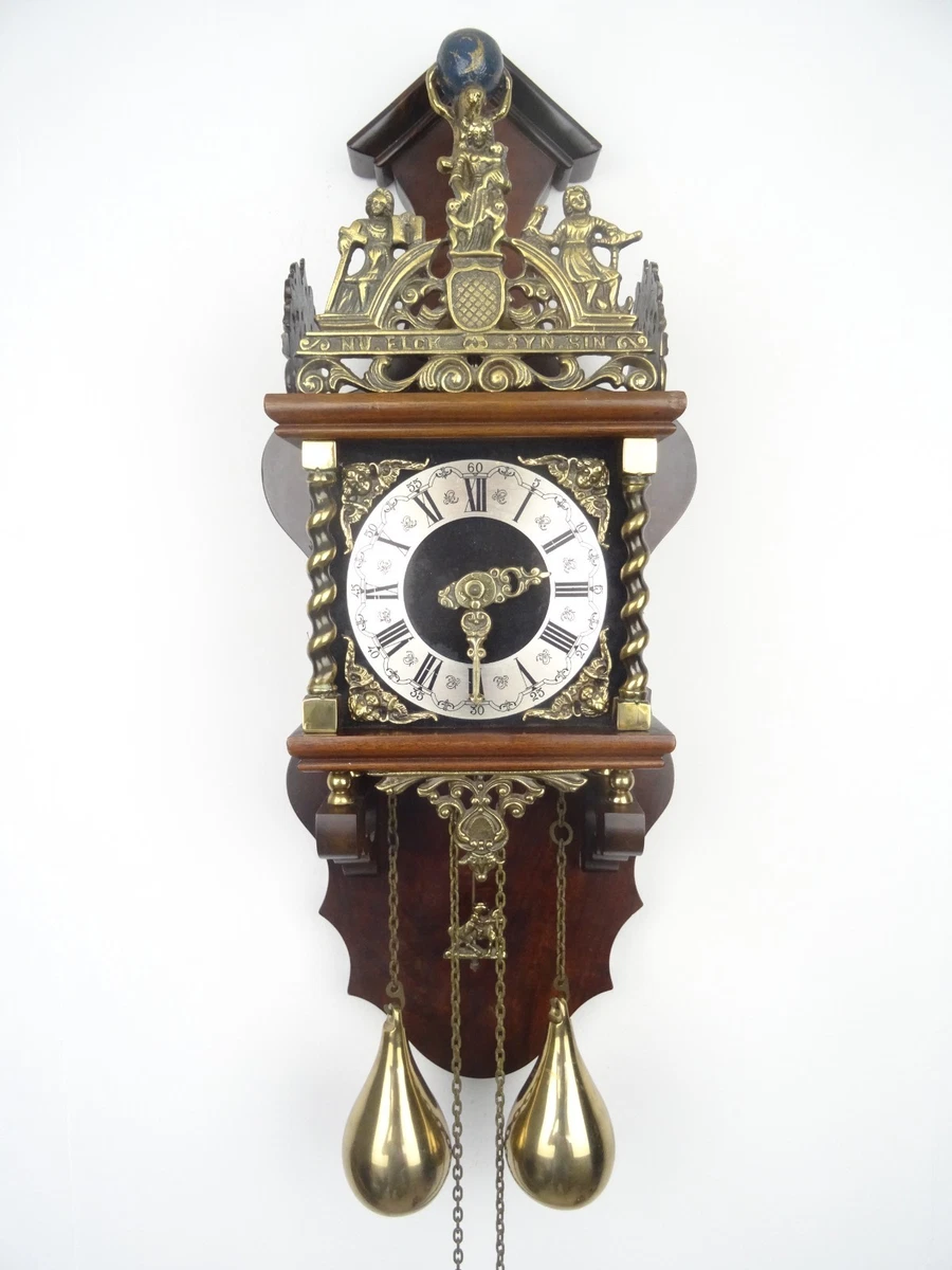 【T3】置き時計　Warmink　WUBA 　ゼンマイ warmink wuba ジャンク WUBA Warmink VINTAGE WESTMINSTER CHIME 8 day