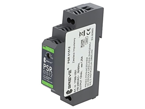 17000-1551 Netzteil: Impuls FüR Din-Schiene 15W 12VDC 1,25A 85-264VAC Breve Tufv-image