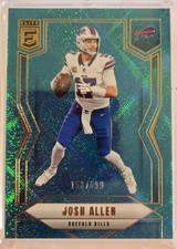 2025 Panini Donruss Elite - Josh Allen #33 Teal Matrix /499 w Mag