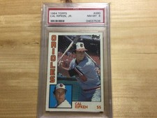 1984 TOPPS #490 CAL RIPKEN JR. PSA 8 ORIOLES HOF