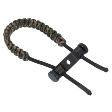 15.75 Inch Bow Wrist Sling 550 Paracord Strap Compound Brown Camouflage 1 Count