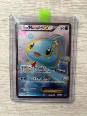 Manaphy Misprint Pokemon Card Missing Texture Obstruction 116/122 Breakpoint