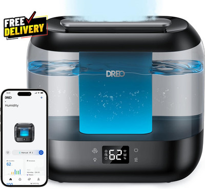 Smart Humidifiers for Bedroom Top Fill 4L Supersized Cool Mist Humidifier with..