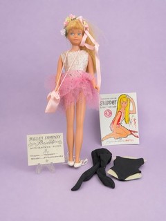 Vtg Mattel Skipper Ballet Class 1905 COMPLETE Set Leotard Tutu Shoes Program KM