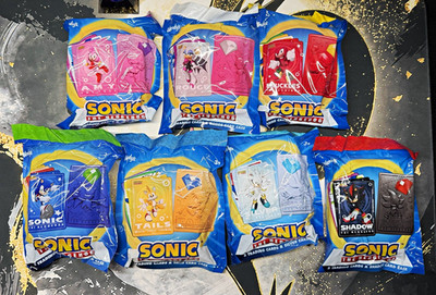 Wendy s Sonic the Hedgehog  35th anniversary Premium Toy 7 bags **Complete set**