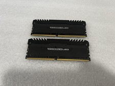 LOT OF 2 - CORSAIR VENGEANCE LED 16GB 2x8GB DDR4 RAM 3200MHz CMU16GX4M2C3200C16