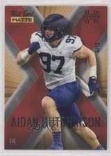 2022 Wild Card MATTE X-Plode Gold - Red X 4/10 Aidan Hutchinson Rookie RC w1s. rookie card picture
