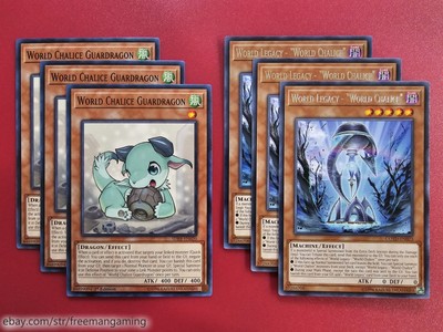 Yugioh World Chalice Deck 55 Cards Legacy Ib Avramax Ningirsu