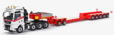 CONRAD - MAN TGX 8x4 mit Anhänger FAYMONVILLE Variomax  - 1/50 - CON76213/01