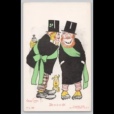 Antique Postcard Sh-s-s-s-sh! Gene Carr 1906 Rotograph Co. NY
