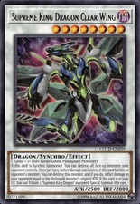 Yu-Gi-Oh! Supreme King Dragon Clear Wing Rare COTD-EN039