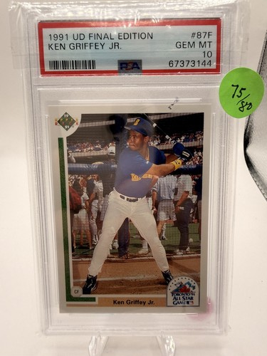 1991 Upper Deck Final Edition Ken Griffey Jr #87F PSA 10 GEM MINT Mariners HOF