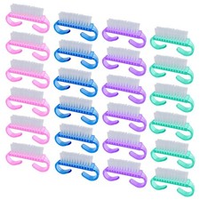 Handle Grip Nail Brush, 24 Pack Small Fingernail Brushes, Hand Scrub Cleaning...