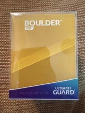 ULTIMATE GUARD AMBER BOULDER Standard Size DECK CASE 100+ NEW Card Storage Box