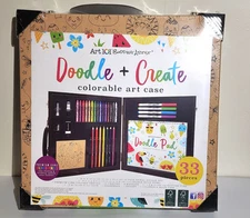 Art Set 33 Piece Doodle and Create Colorable Art Set