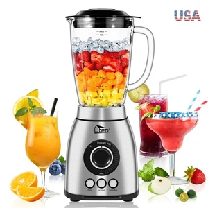 Uten 68oz Kitchen Blender 42000RPM 5/18 Speed Juicer Smoothie Countertop Blender