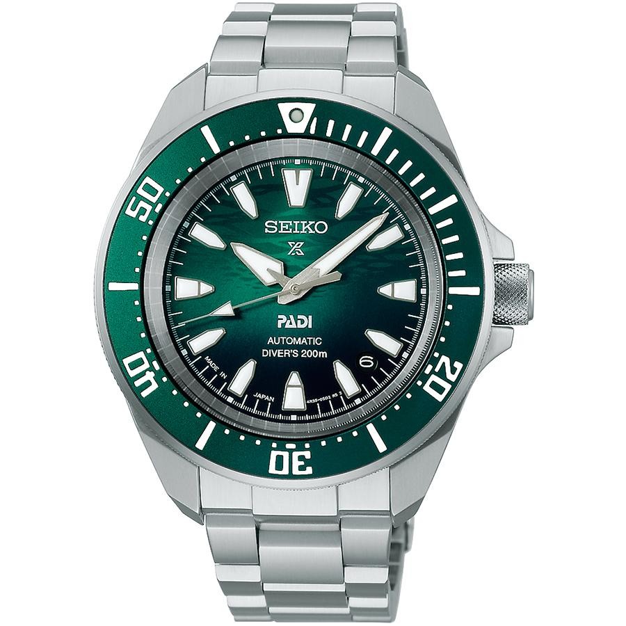 Seiko Prospex Samurai PADI Edition SBDY135 Men's Diver Watch Green