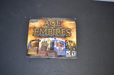 Age of Empires: Collector's Edition (PC, 2006) 3 Disc Set Microsoft Windows Comp
