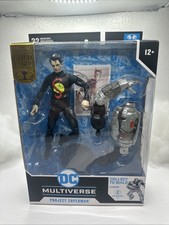 Mcfarlane DC Multiverse PROJECT SUPERMAN Figure Cyborg BAF  Sealed New GOLD