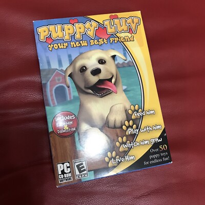 Puppy Luv your new Best Friend PC Spiel Retro Windows USA nintendogs WinXP Win98