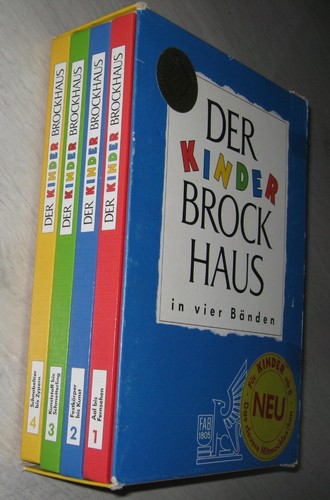 Der Kinder Brockhaus in vier Bänden im Schuber