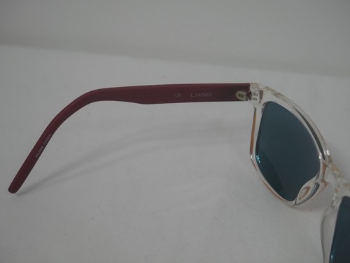 Ocean Pacific Sunglasses Sunbake Clear Red 53-20-140MM CV (4D1) - Picture 9 of 13