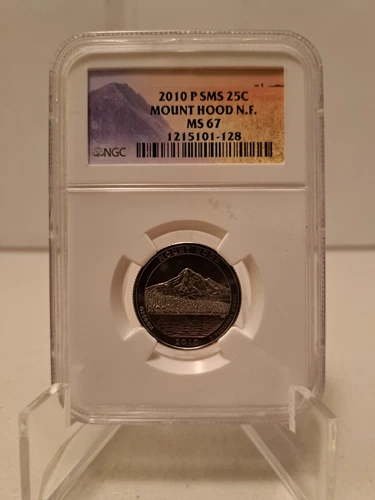 2010-P SMS Mount Hood N.F. Quarter | Graded NGC MS67 | Combined Shipping