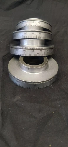 Set of Chrome Plated Dials for Bridgeport Milling Machines